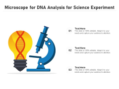 Microscope For DNA Analysis For Science Experiment Ppt PowerPoint Presentation Gallery Deck PDF Microscope For DNA Analysis For Science Experiment Ppt PowerPoint Presentation Gallery Deck PDF