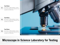 Microscope In Science Laboratory For Testing Ppt PowerPoint Presentation Pictures Slideshow PDF Microscope In Science Laboratory For Testing Ppt PowerPoint Presentation Pictures Slideshow PDF