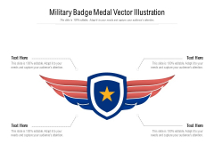 Military Badge Medal Vector Illustration Ppt PowerPoint Presentation Gallery Objects PDF Military Badge Medal Vector Illustration Ppt PowerPoint Presentation Gallery Objects PDF