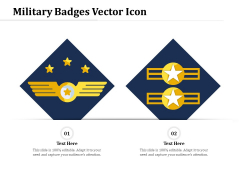 Military Badges Vector Icon Ppt PowerPoint Presentation File Inspiration PDF Military Badges Vector Icon Ppt PowerPoint Presentation File Inspiration PDF