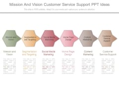 Mission And Vision Customer Service Support Ppt Ideas Mission And Vision Customer Service Support Ppt Ideas