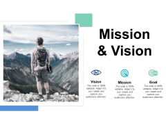 Mission And Vision Ppt PowerPoint Presentation Icon