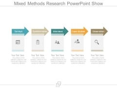Mixed Methods Research Powerpoint Show Mixed Methods Research Powerpoint Show
