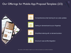 Mobile App Development Our Offerings For Proposal Template Slides PDF Mobile App Development Our Offerings For Proposal Template Slides PDF