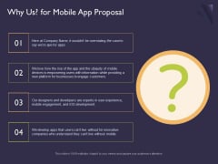 Mobile App Development Why Us For Proposal Ppt Pictures Themes PDF Mobile App Development Why Us For Proposal Ppt Pictures Themes PDF