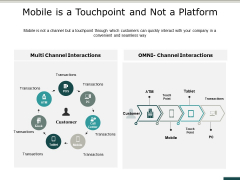 Mobile Is A Touchpoint And Not A Platform Ppt PowerPoint Presentation File Inspiration