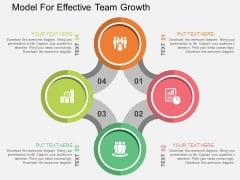 Model For Effective Team Growth Powerpoint Templates