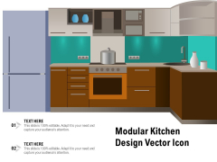 Modular Kitchen Design Vector Icon Ppt PowerPoint Presentation File Examples PDF