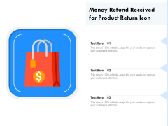Money Refund Received For Product Return Icon Ppt PowerPoint Presentation File Demonstration PDF Money Refund Received For Product Return Icon Ppt PowerPoint Presentation File Demonstration PDF