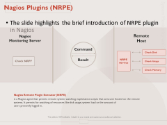 Monitoring Computer Software Application Nagios Plugins Nrpe Ppt PowerPoint Presentation Gallery File Formats PDF Monitoring Computer Software Application Nagios Plugins Nrpe Ppt PowerPoint Presentation Gallery File Formats PDF
