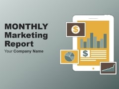 Monthly Marketing Report Ppt PowerPoint Presentation Complete Deck With Slides