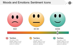 Moods And Emotions Sentiment Icons Ppt Powerpoint Presentation Styles Icon