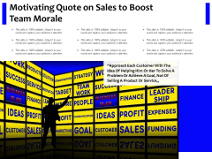 Motivating Quote On Sales To Boost Team Morale Ppt PowerPoint Presentation Infographics Gridlines PDF Motivating Quote On Sales To Boost Team Morale Ppt PowerPoint Presentation Infographics Gridlines PDF
