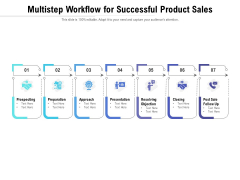 Multistep Workflow For Successful Product Sales Ppt PowerPoint Presentation Gallery Template PDF Multistep Workflow For Successful Product Sales Ppt PowerPoint Presentation Gallery Template PDF