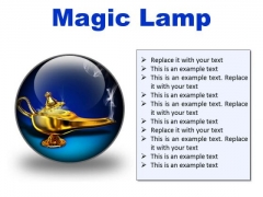 Magic Lamp Metaphor PowerPoint Presentation Slides C Magic Lamp Metaphor PowerPoint Presentation Slides C