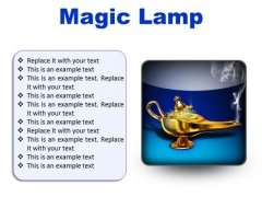 Magic Lamp Metaphor PowerPoint Presentation Slides S Magic Lamp Metaphor PowerPoint Presentation Slides S