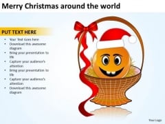 Merry Christmas Around The World Festival Holiday PowerPoint Templates