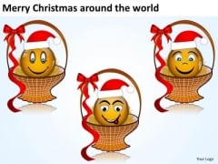 Merry Christmas Smiley In The Basket Joy Template PowerPoint Slides Merry Christmas Smiley In The Basket Joy Template PowerPoint Slides