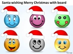 Merry Christmas With Santa Wishes Happiness Joy PowerPoint Templates Merry Christmas With Santa Wishes Happiness Joy PowerPoint Templates
