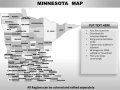 Minnesota PowerPoint Maps Minnesota PowerPoint Maps
