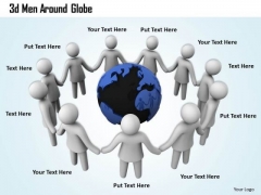 Modern Marketing Concepts 3d Men Around Globe Business Modern Marketing Concepts 3d Men Around Globe Business