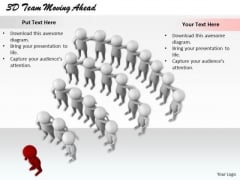 Modern Marketing Concepts 3d Team Moving Ahead Characters Modern Marketing Concepts 3d Team Moving Ahead Characters