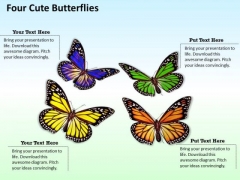 Modern Marketing Concepts Four Cute Butterflies Business Stock Images Modern Marketing Concepts Four Cute Butterflies Business Stock Images