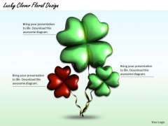 Modern Marketing Concepts Lucky Clover Floral Design Business Icons Modern Marketing Concepts Lucky Clover Floral Design Business Icons