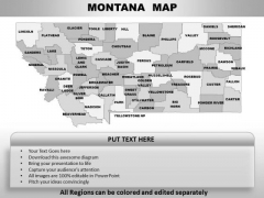 Montana PowerPoint Maps Montana PowerPoint Maps