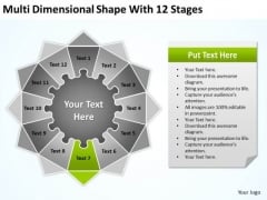 Multi Dimensional Shape With 12 Stages Ppt Create Business Plan Free PowerPoint Templates Multi Dimensional Shape With 12 Stages Ppt Create Business Plan Free PowerPoint Templates