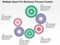 Multiple Gears For Business Process Control PowerPoint Template Multiple Gears For Business Process Control PowerPoint Template