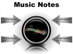 Music Notes Abstract PowerPoint Presentation Slides Cc