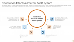 Need Of An Effective Internal Audit System Ppt Pictures Icons PDF Need Of An Effective Internal Audit System Ppt Pictures Icons PDF