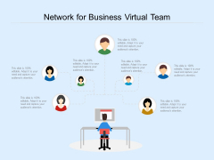 Network For Business Virtual Team Ppt PowerPoint Presentation File Slides PDF