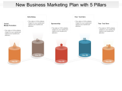 New Business Marketing Plan With 5 Pillars Ppt PowerPoint Presentation Inspiration Infographics PDF New Business Marketing Plan With 5 Pillars Ppt PowerPoint Presentation Inspiration Infographics PDF