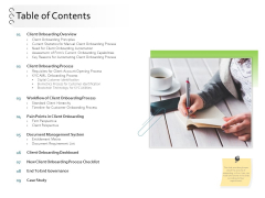 New Client Onboarding Automation Table Of Contents Ppt Professional Model PDF New Client Onboarding Automation Table Of Contents Ppt Professional Model PDF