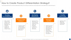 New Product Development Process Optimization How To Create Product Differentiation Portrait PDF New Product Development Process Optimization How To Create Product Differentiation Portrait PDF