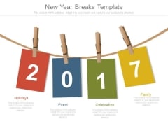 New Year Breaks Template New Year Breaks Template