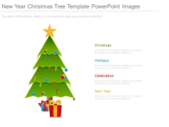 New Year Christmas Tree Template Powerpoint Images New Year Christmas Tree Template Powerpoint Images