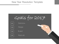 New Year Resolution Template