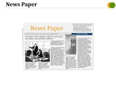 News Paper Ppt PowerPoint Presentation Inspiration Portrait News Paper Ppt PowerPoint Presentation Inspiration Portrait