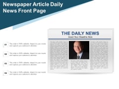 Newspaper Article Daily News Front Page Ppt PowerPoint Presentation Pictures Show Newspaper Article Daily News Front Page Ppt PowerPoint Presentation Pictures Show