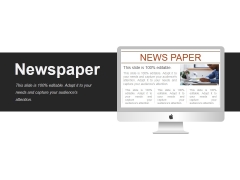 Newspaper Ppt PowerPoint Presentation Infographic Template Maker Newspaper Ppt PowerPoint Presentation Infographic Template Maker