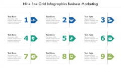 Nine Box Grid Infographics Business Marketing Ppt PowerPoint Presentation Gallery Example File PDF