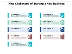 Nine Challenges Of Starting A New Business Ppt PowerPoint Presentation File Graphics Design Nine Challenges Of Starting A New Business Ppt PowerPoint Presentation File Graphics Design