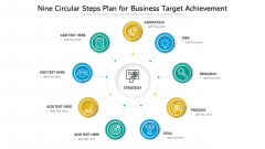 Nine Circular Steps Plan For Business Target Achievement Ppt Powerpoint Presentation Gallery Master Slide PDF Nine Circular Steps Plan For Business Target Achievement Ppt Powerpoint Presentation Gallery Master Slide PDF