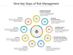 Nine Key Steps Of Risk Management Ppt PowerPoint Presentation Gallery Infographic Template PDF Nine Key Steps Of Risk Management Ppt PowerPoint Presentation Gallery Infographic Template PDF