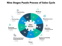 Nine Stages Puzzle Process Of Sales Cycle Ppt PowerPoint Presentation Styles Graphics Download PDF Nine Stages Puzzle Process Of Sales Cycle Ppt PowerPoint Presentation Styles Graphics Download PDF