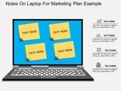 Notes On Laptop For Marketing Plan Example Powerpoint Template Notes On Laptop For Marketing Plan Example Powerpoint Template
