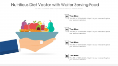 Nutritious Diet Vector With Waiter Serving Food Ppt PowerPoint Presentation Infographic Template Background Designs PDF Nutritious Diet Vector With Waiter Serving Food Ppt PowerPoint Presentation Infographic Template Background Designs PDF